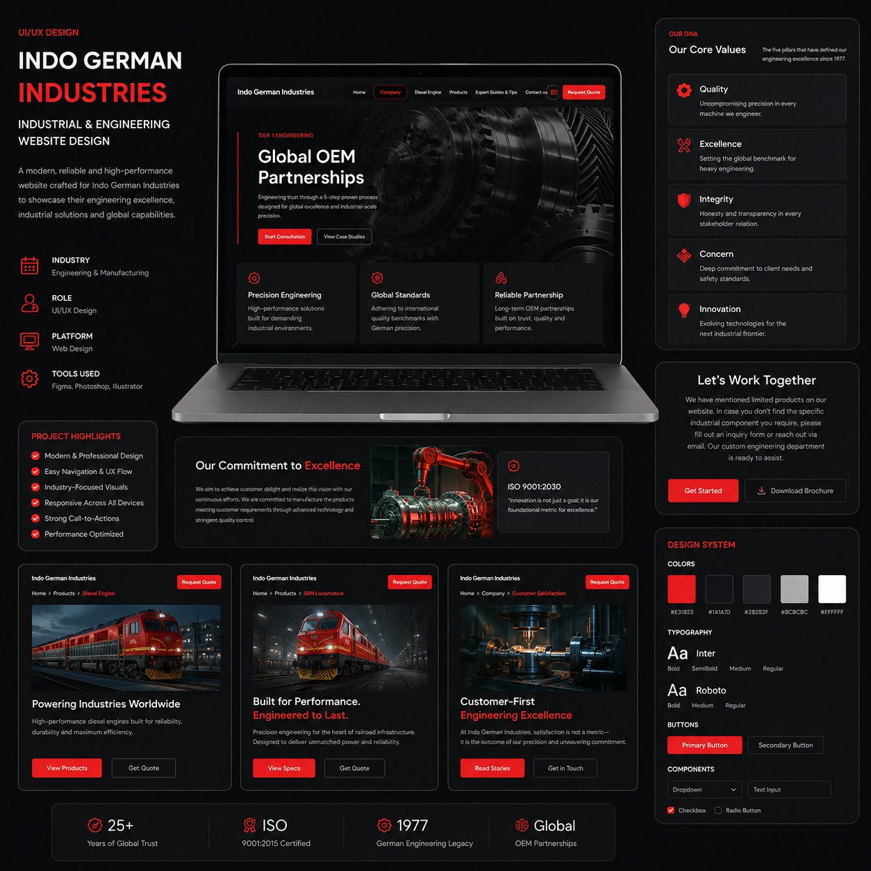 Indo German Industries - Industrial Website Design